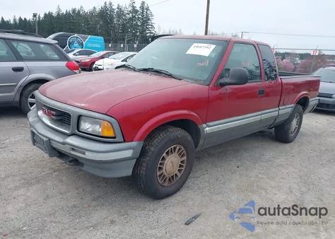 1997 GMC Sonoma Sls Sportside/Sls Wideside z USA, uszkodzony, nr VIN 1GTDT19WXV8521449